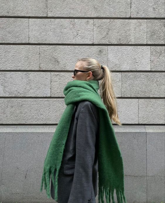 Stay Cozy and Stylish with These
Oversized Scarf Trends