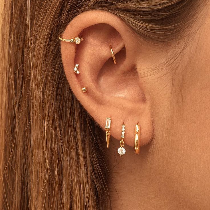 Go stylish and bold with piercing earrings to express unique identity