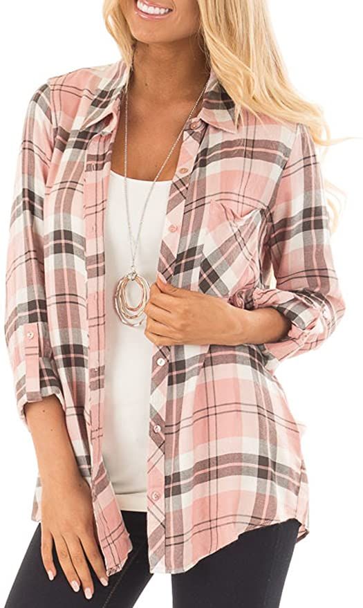 How to Style a Pink Plaid Shirt: From
Casual to Chic