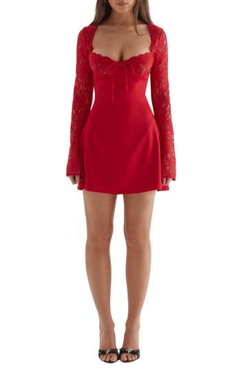 Best 13 Red Long Sleeve Dress Outfit Ideas: Style Guide