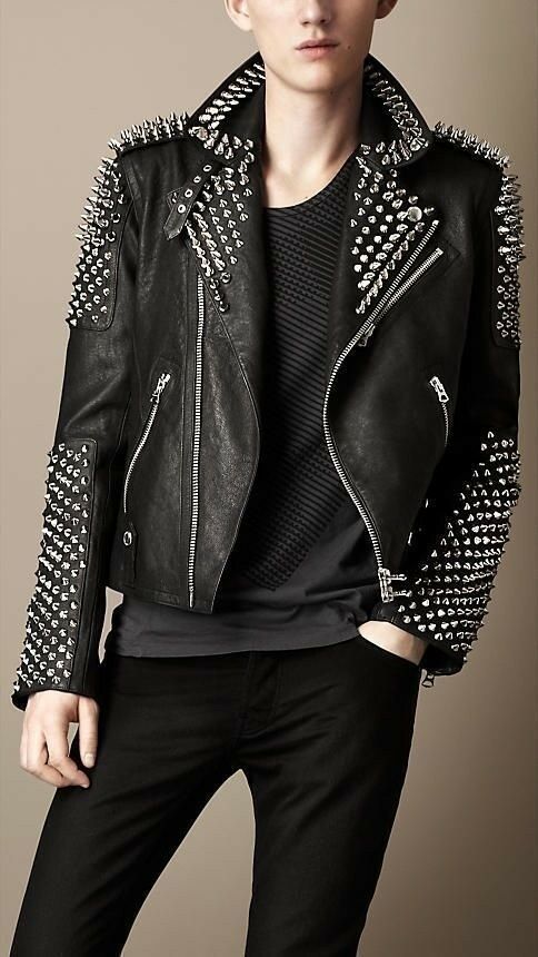 Rock Your Look with a Studded Leather
Jacket