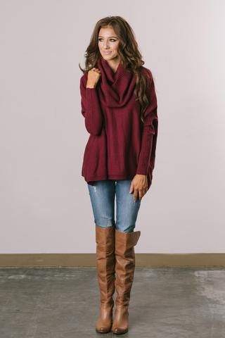 How to Style Cowl Neck Sweater: 15 Cozy Outfit Ideas for Ladies