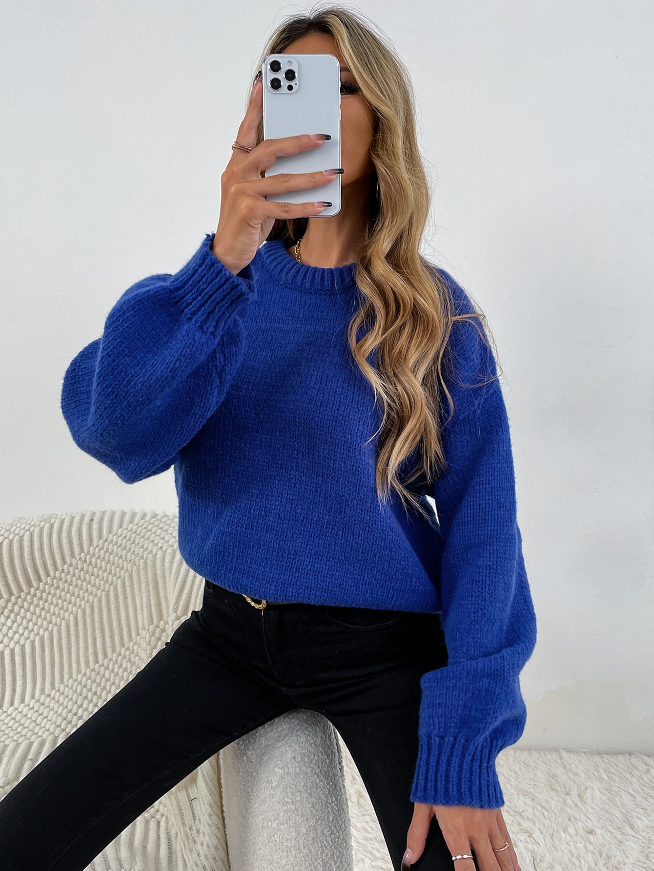 Ways to Style a Royal Blue Sweater