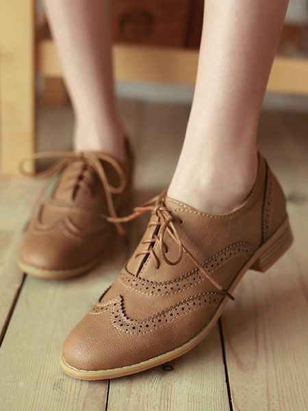 Best 15 Brown Wingtip Shoes Outfit Ideas for Women
