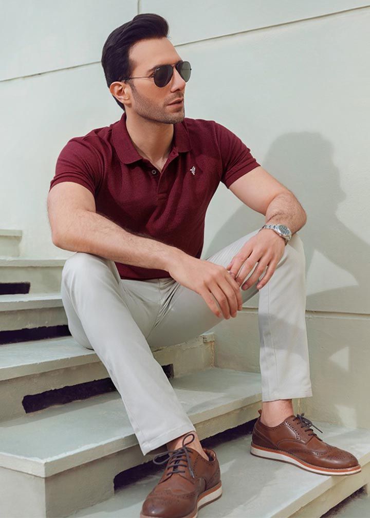 Stylish Ways to Wear a Burgundy Polo
Shirt