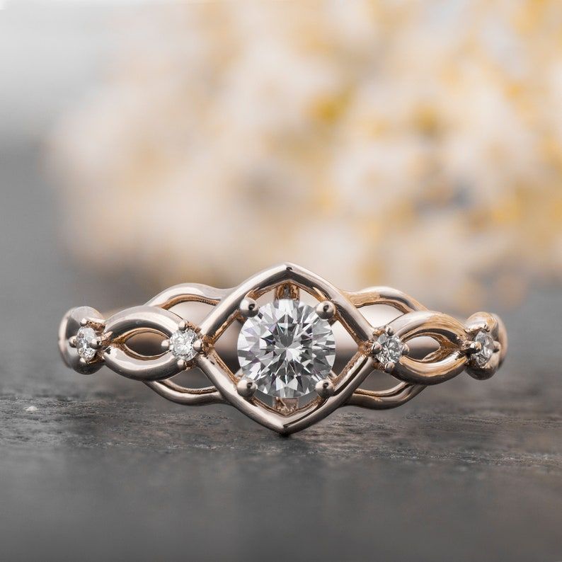 Classic and beautiful celtic engagement rings