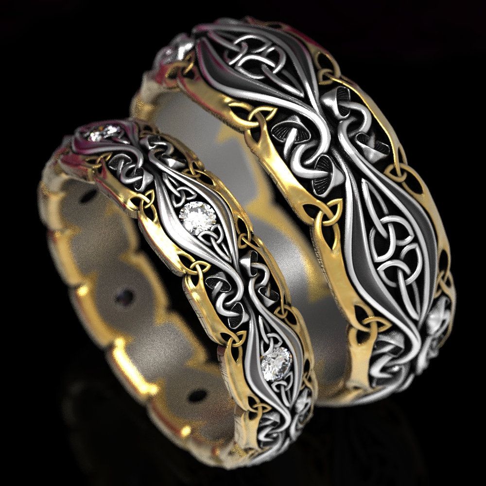 Get Fantastic and Classy look with Celtic rings