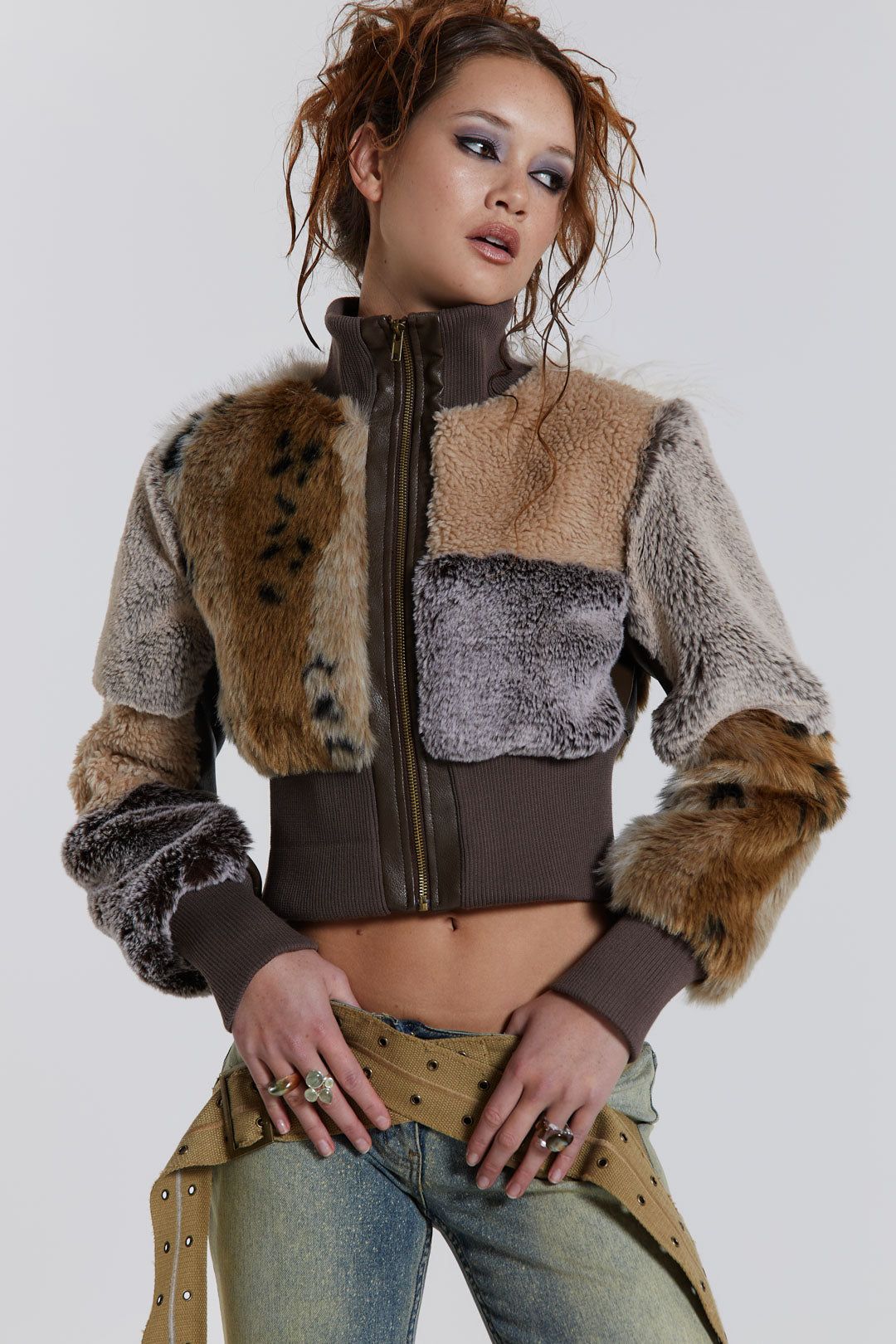 Stay Warm and Stylish with a Faux Fur
Bomber Jacket