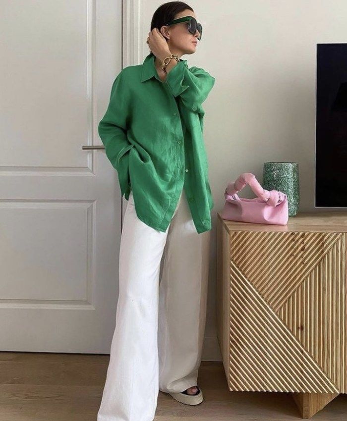 Top 13 Green Shirt Outfit Ideas: Style Guide for Ladies