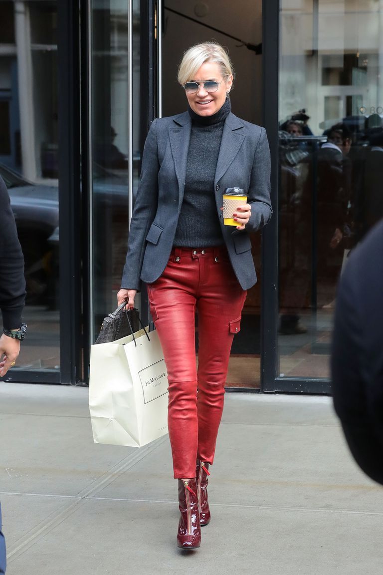 Top 13 Super Stylish Red Leather Pants Outfit Ideas for Women