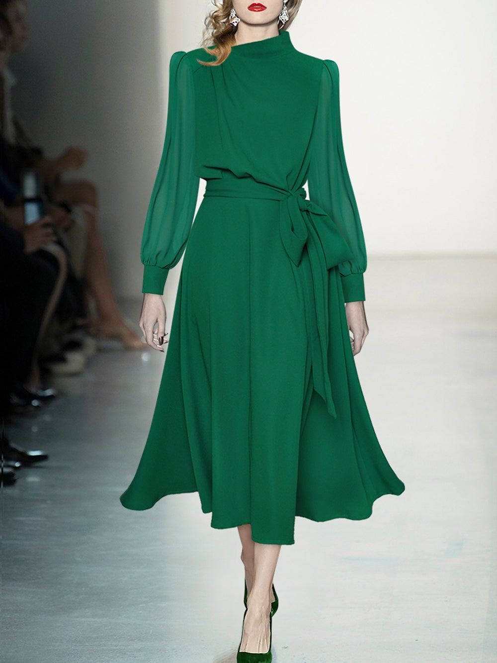 Stylish Ways to Wear a Green Midi Dress