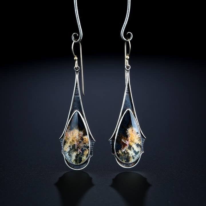 Beautiful and elegant marcasite earrings