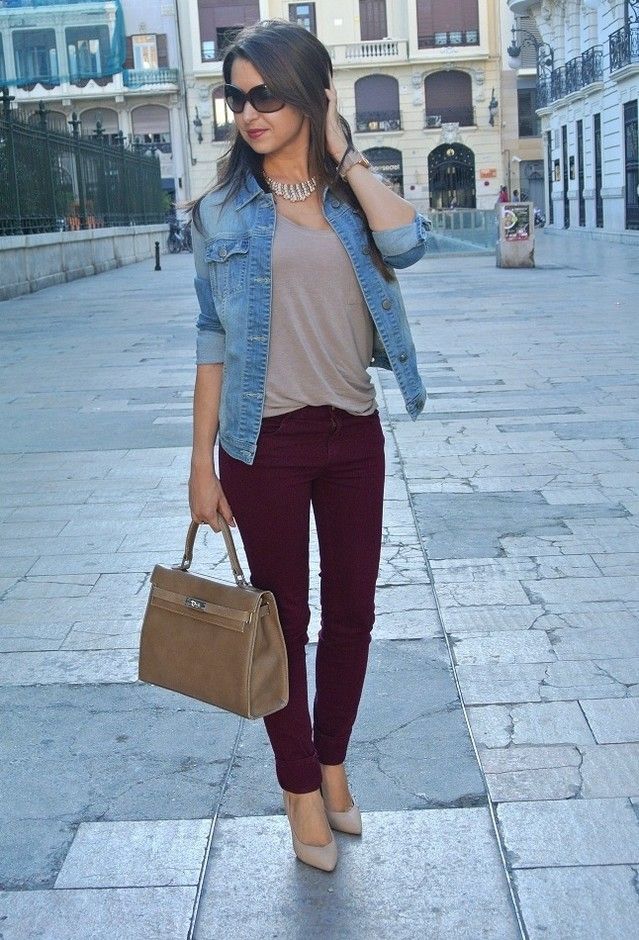 Top 15 Maroon Jeans Outfit Ideas for Ladies: Ultimate Style Guide