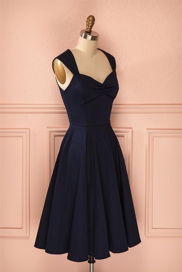 How to Wear Navy Blue Short Dress: Best 13 Feminine Outfit Ideas for Women