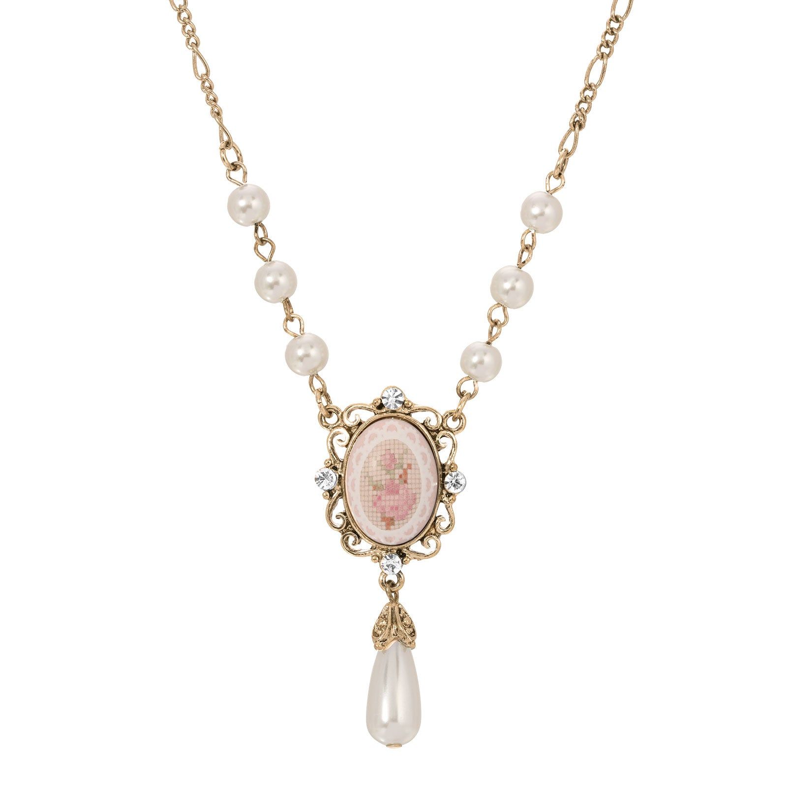 Give an attractive look to yourself with pink necklace