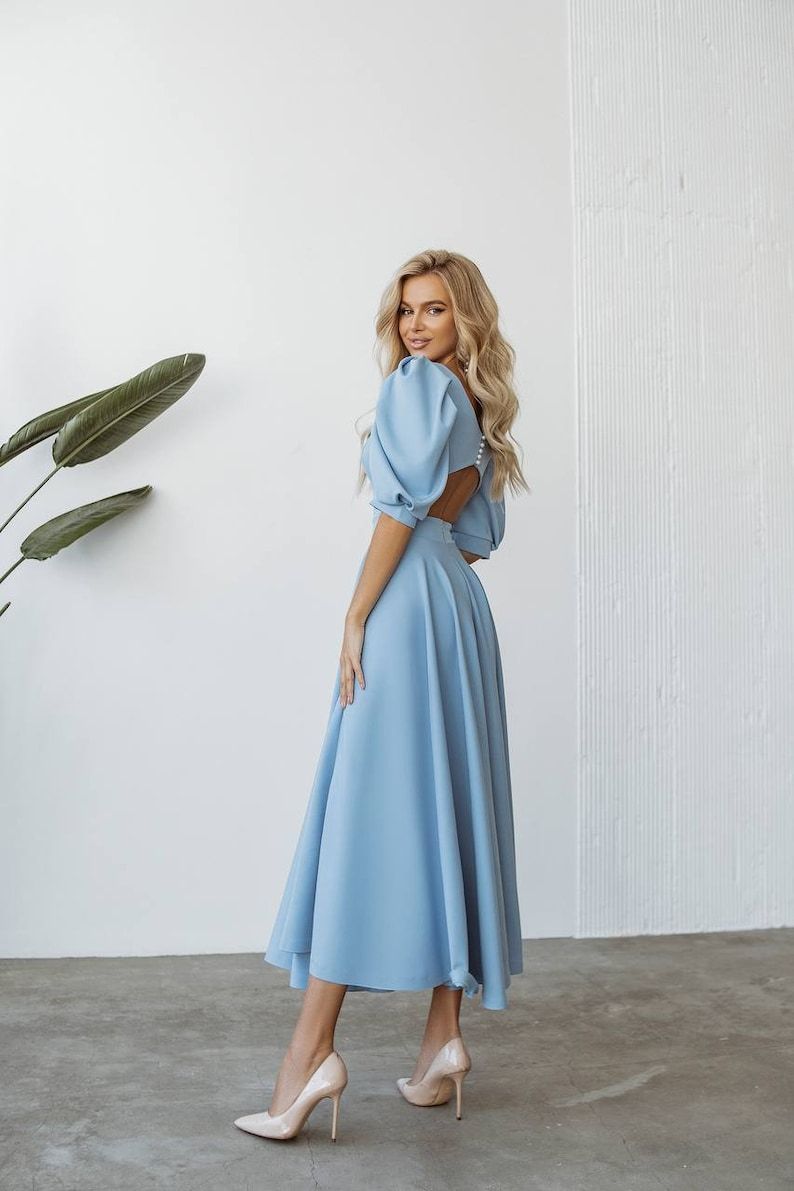 How to Style Blue Cocktail Dress: Best 13 Attractive Outfit Ideas for Women