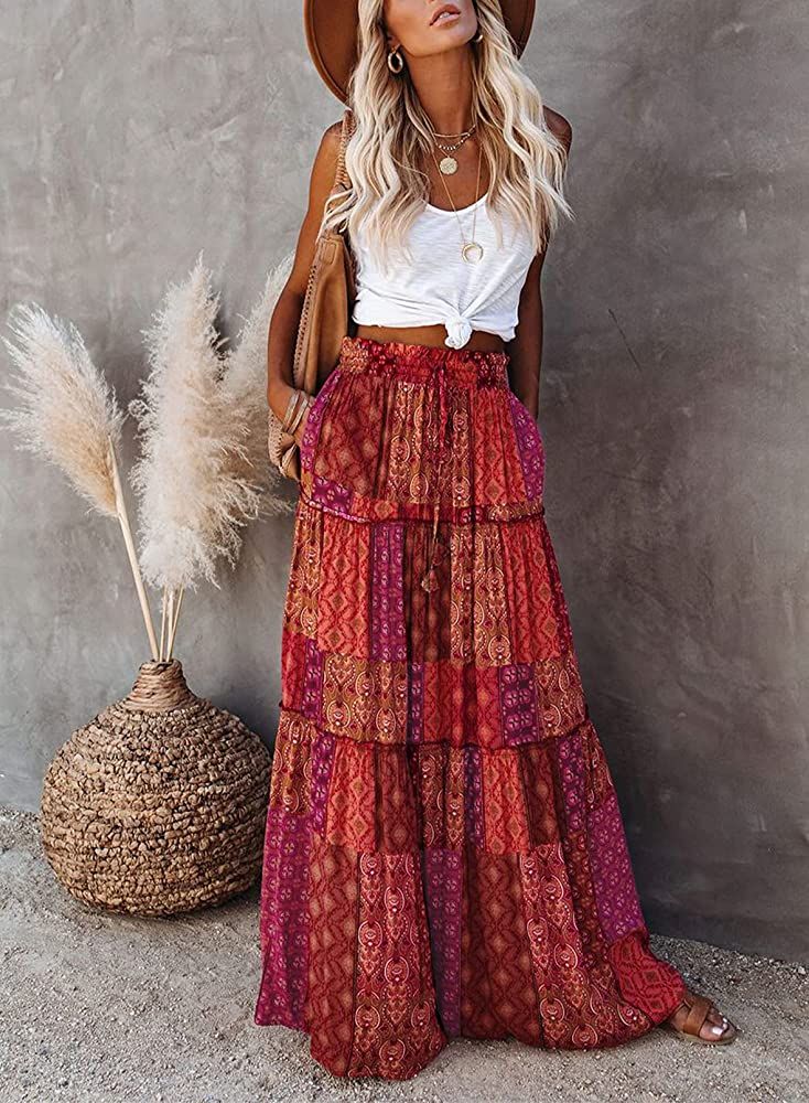 How to Wear Long Flowy Skirt: 15 Breezy Outfit Ideas for Ladies