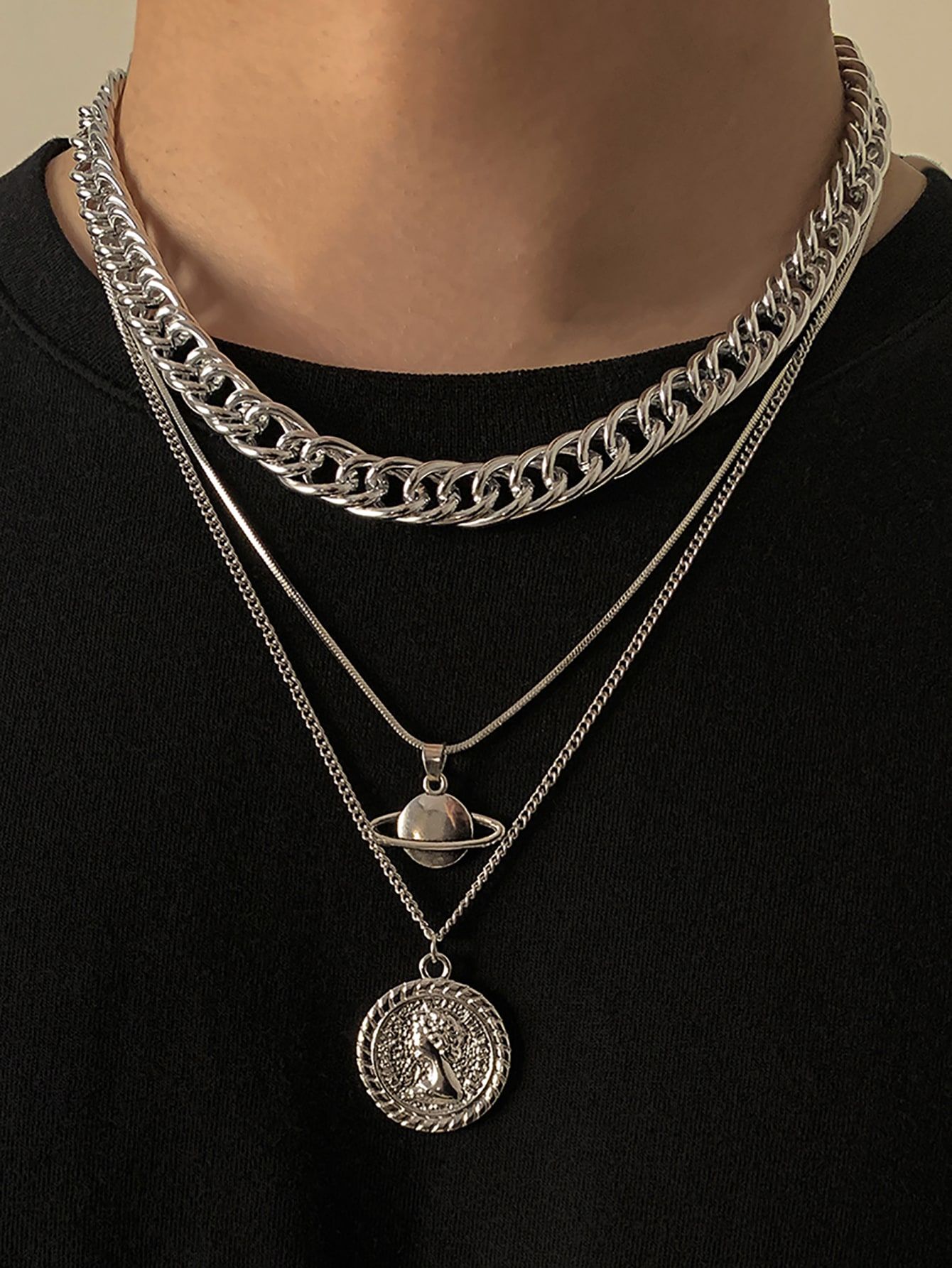 Choices are still endless in mens necklaces