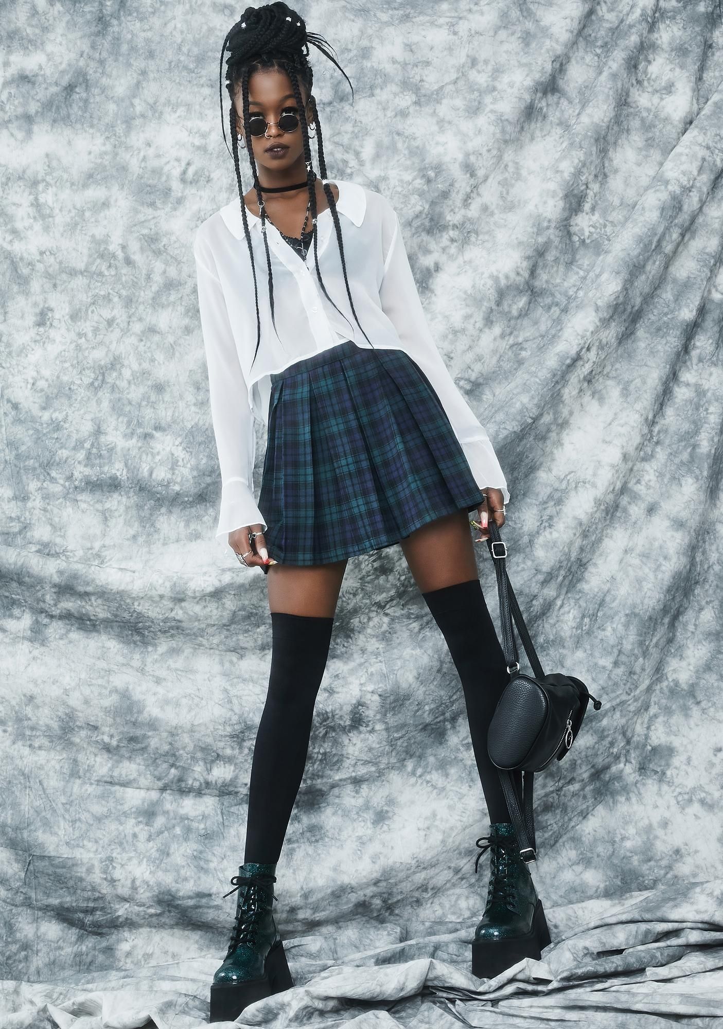 How to Wear Plaid Pleated Skirt: Top 15 Attractive Outfit Ideas