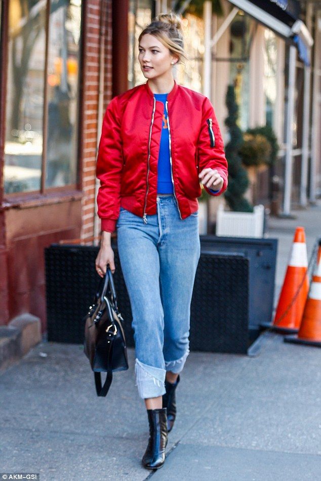 How to Wear Red Bomber Jacket: 13 Stunning Outfits for Ladies