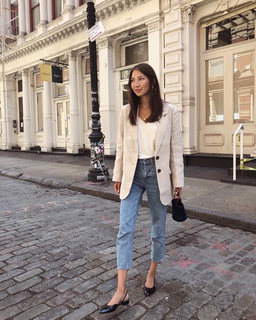 How to Style Linen Blazer: 15 Smart Casual Outfit Ideas for Ladies