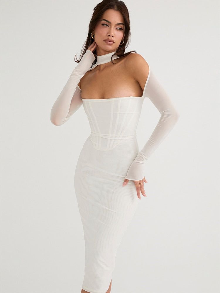 Best 13 White Bodycon Midi Dress Outfit Ideas: Style Guide