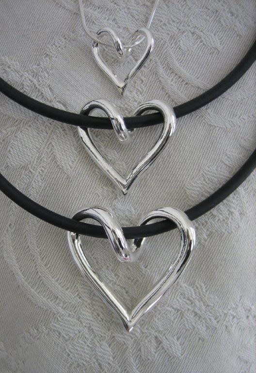 Heart jewelry- Romantic or tacky?