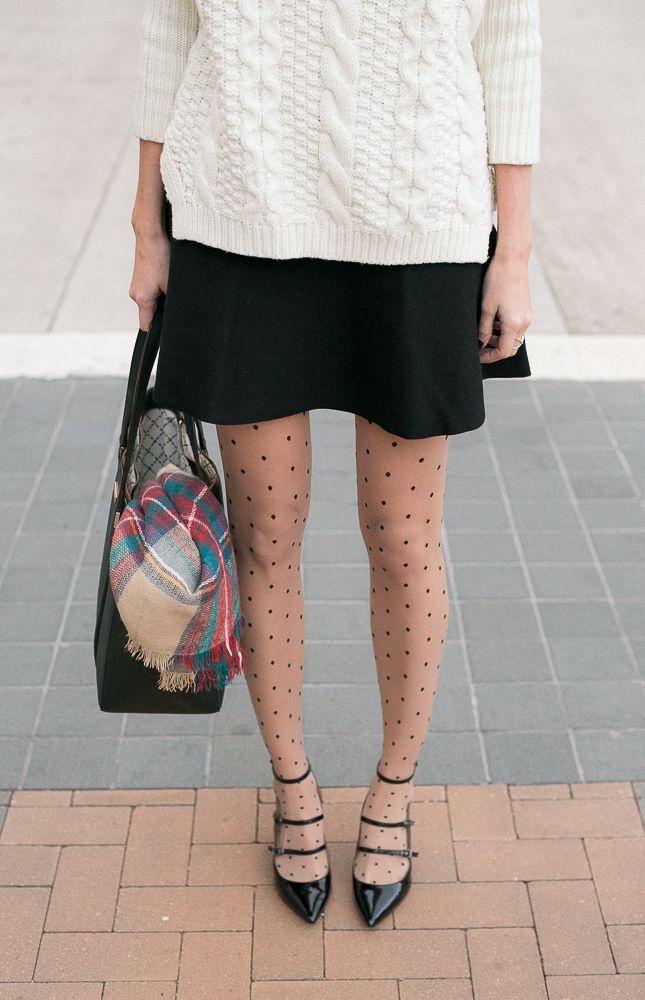 How to Wear Polka Dot Tights: Top 13 Ladylike & Lovely Outfit Ideas for Ladies