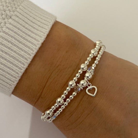 Make the perfect style with silver charm bracelets