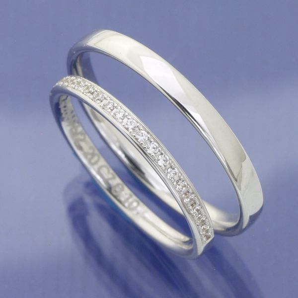 White Gold Wedding Rings-because some moments are to be cherished for a lifetime