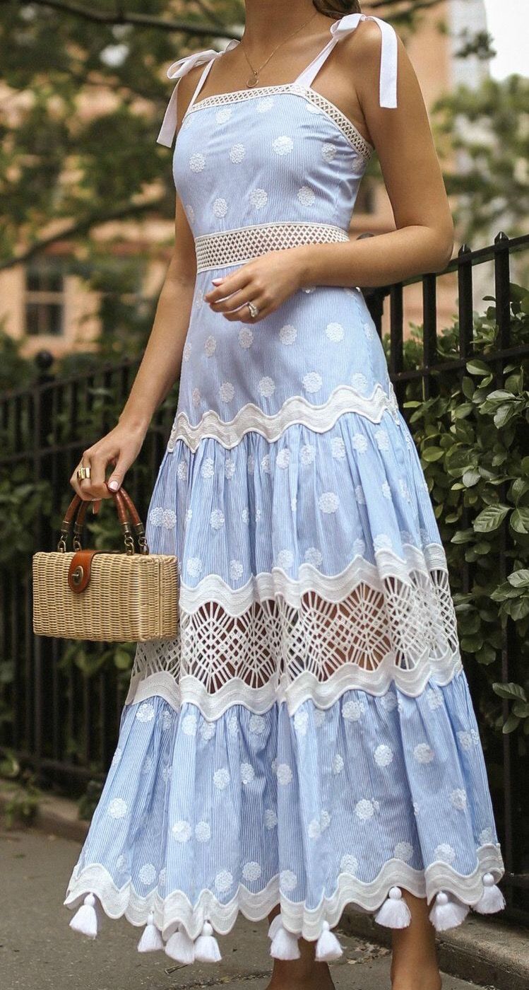 How to Wear Blue Sundress: Best 13 Refreshing & Youthful Outfits for Women