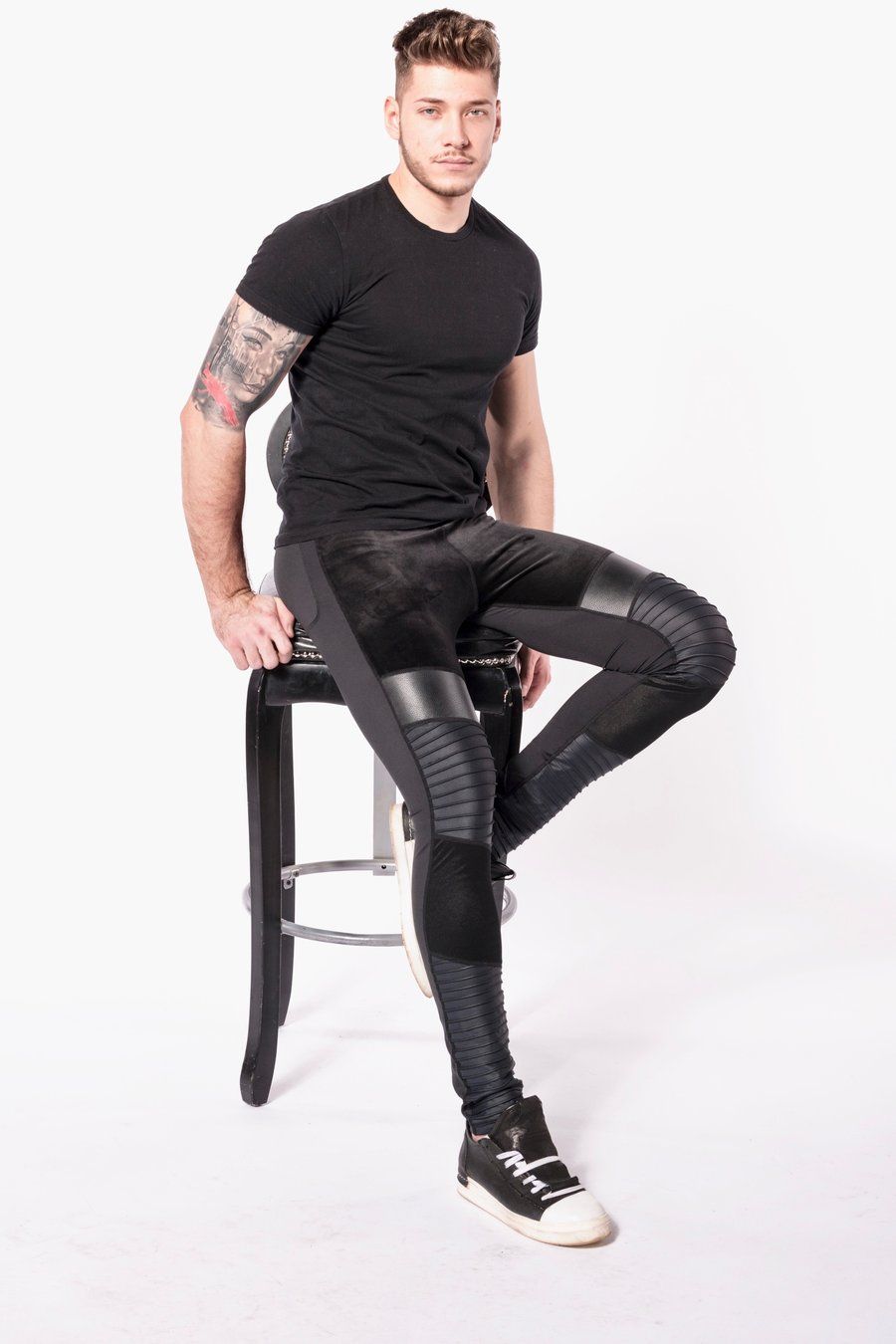 Printed and designable mens leggings