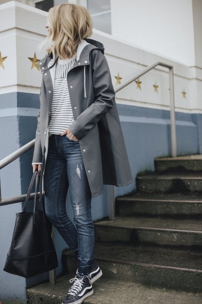 How to Wear Rain Jacket: Best 15 Outfit Ideas for Women in Rainy Days