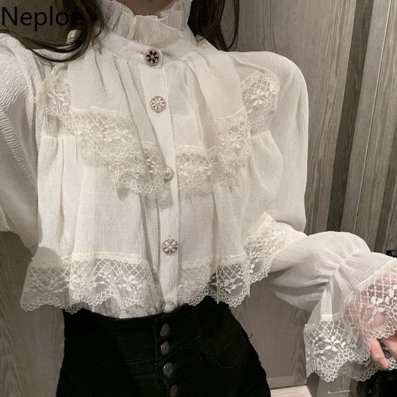 Wear a ruffle blouse and be the queen of our times
