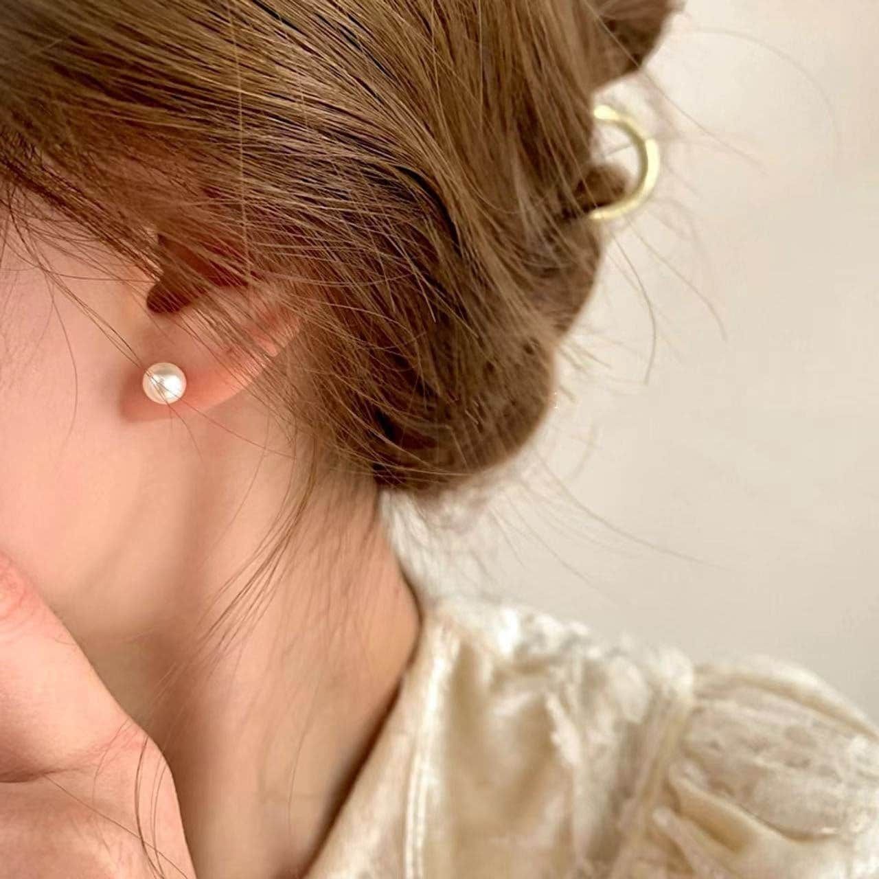 A beauty called white gold stud earrings will make every womens heart sing