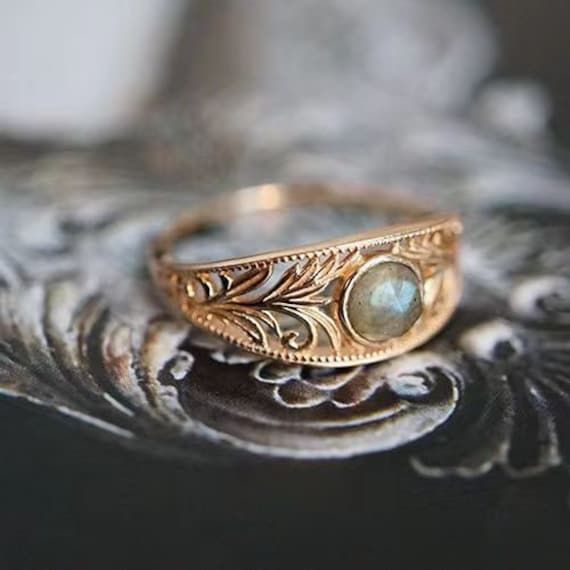 Antique rings adorned by women