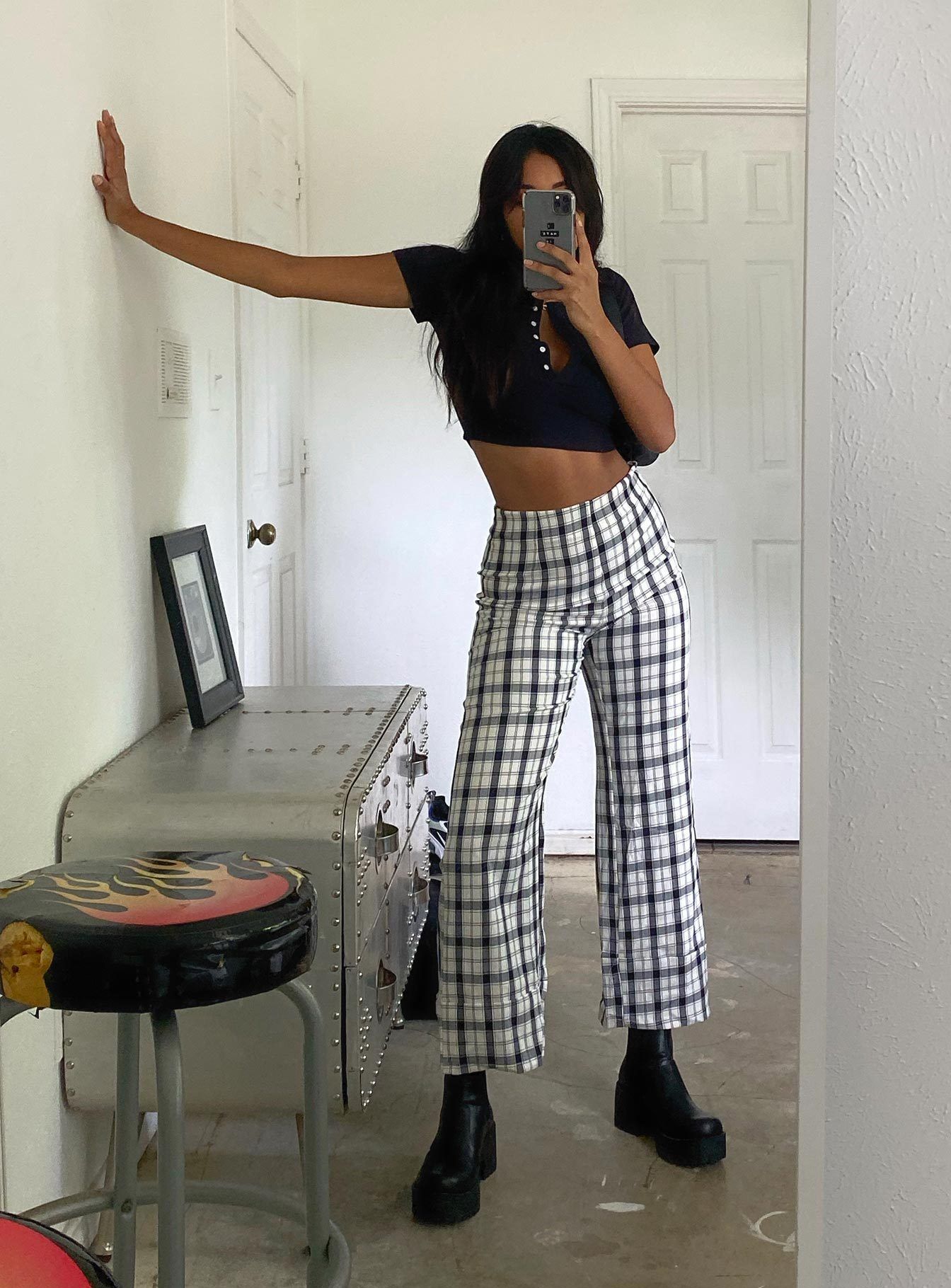 How to Style Black and White Plaid Pants: Best 13 Outfit Ideas for Ladies