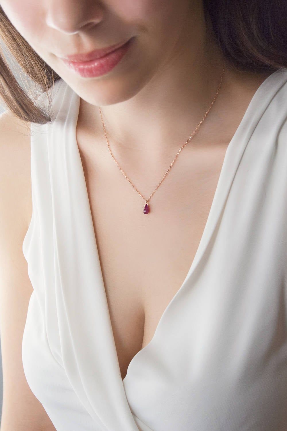 Add amazing ruby pendant in your jewelry