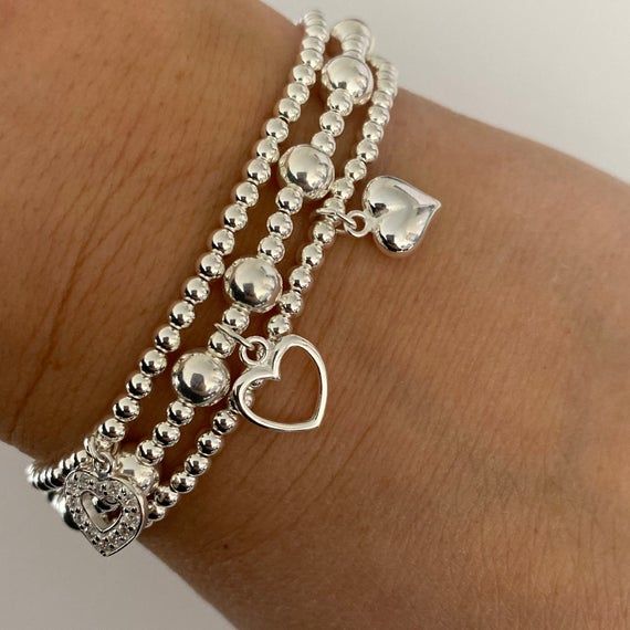 Make the perfect style with silver charm bracelets