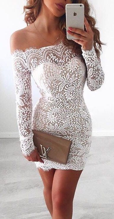 White Lace Dresses That Make the Ultimate One-and-Done Outfit