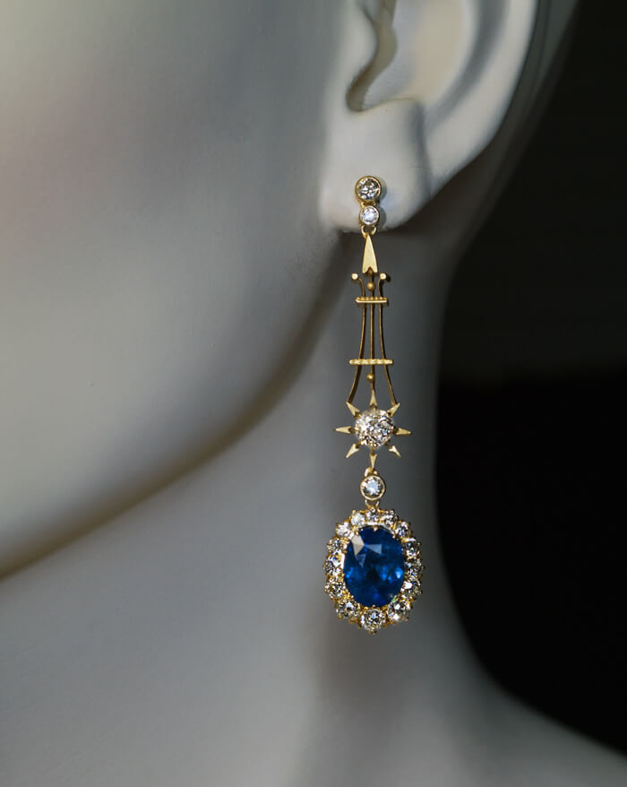 Add big and antique earrings to your look