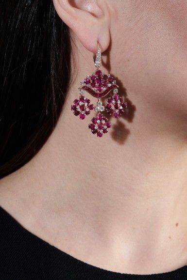 Choose lovable and beautiful ruby earrings