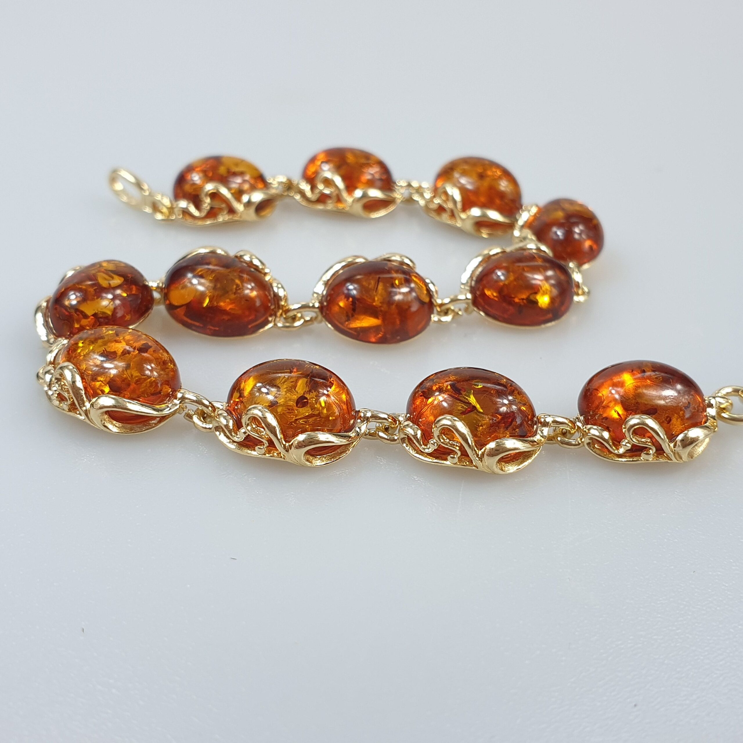 Add richness to your look by grabbing Amber bracelet