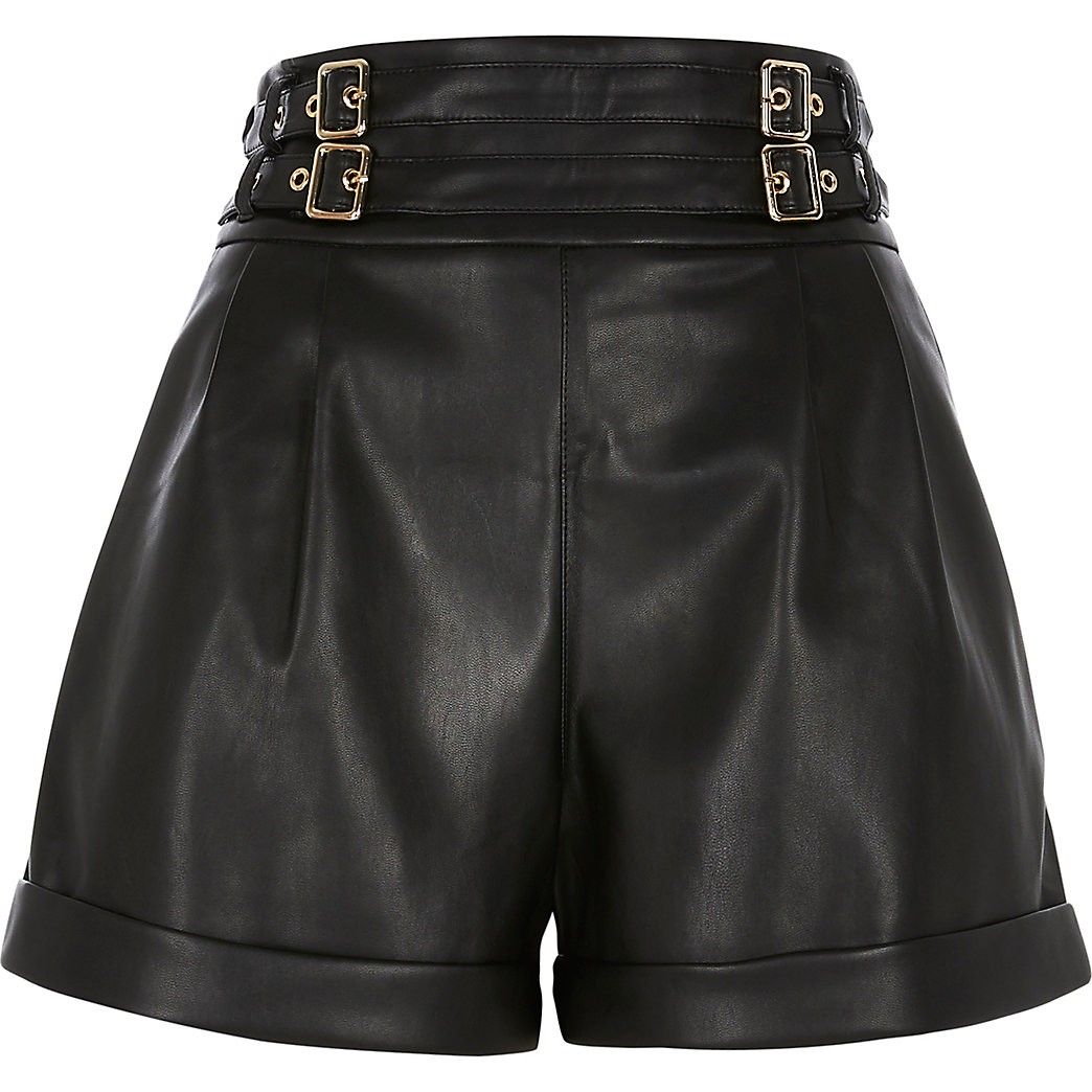 Stylish Ways to Rock Black Leather Shorts
