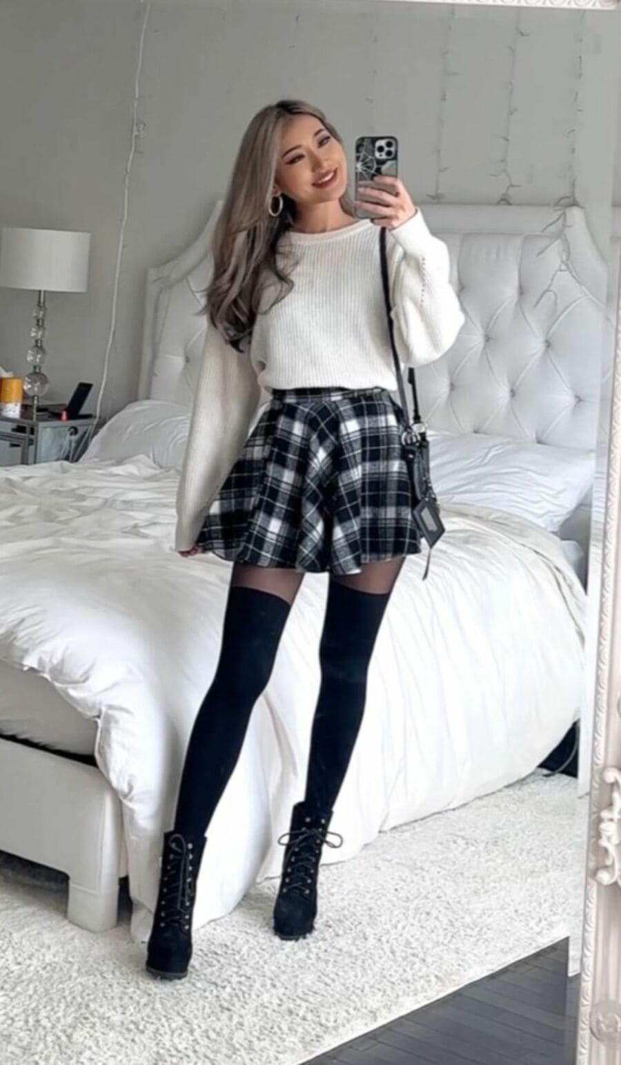 How to Style Black Plaid Skirt: Best 13 Stylish & Breezy Outfits for Ladies