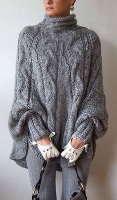 How to Wear Cape Sweater: 12 Cozy & Attractive Outfit Ideas for Ladies
