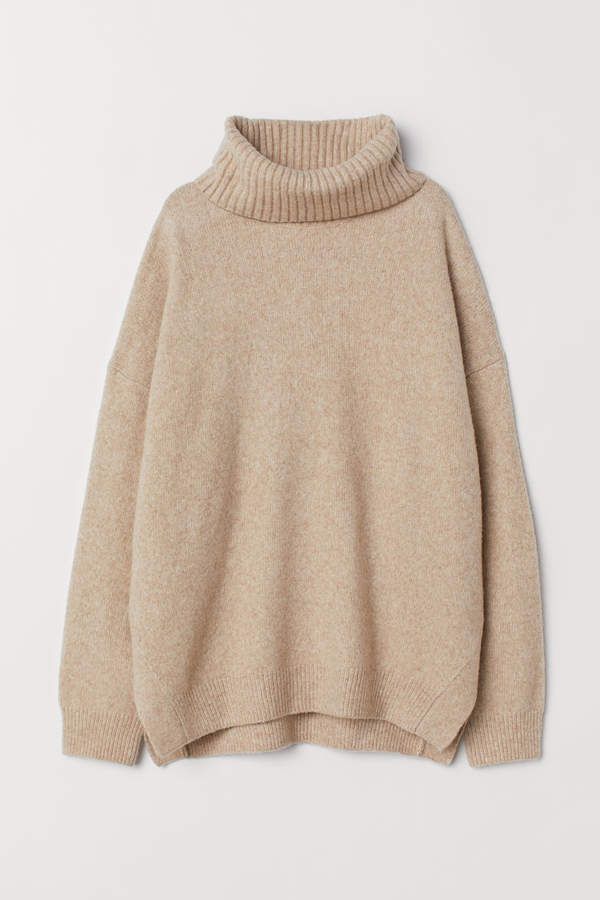 Look awesome with cowl neck sweater and get complete warmth