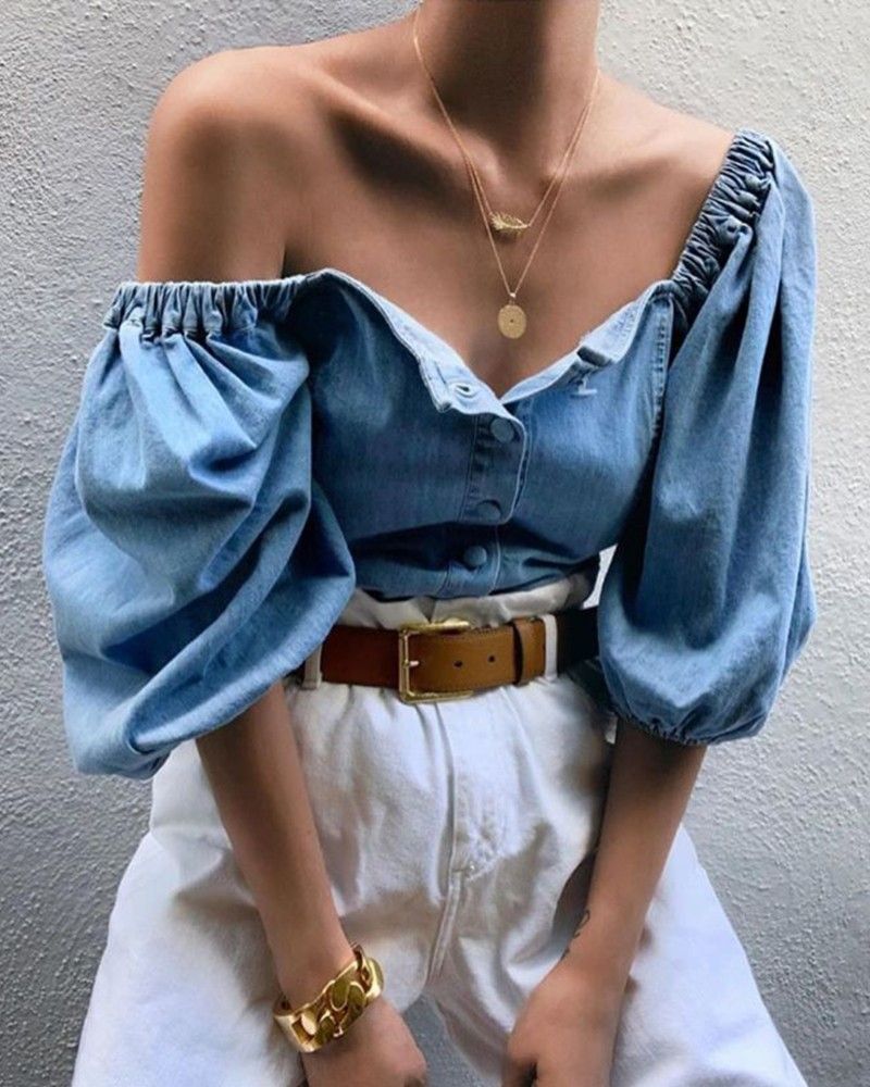 How to Wear Denim Blouse: Best 13 Stylish Outfit Ideas for Ladies