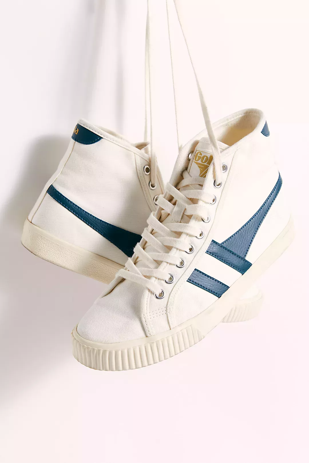 Get funky look with high top Sneakers