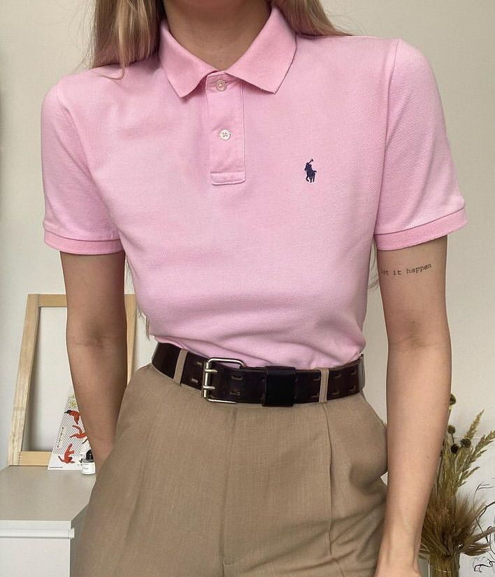 How to Wear Pink Polo Shirt: Best 13 Smart Casual Outfit Ideas for Women